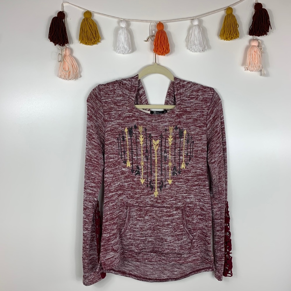 Miss Chievous Graphic Lightweight Knit Hoodie LRG